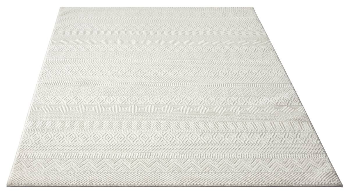 Webteppich Sign creme B/L: ca. 80x150 cm