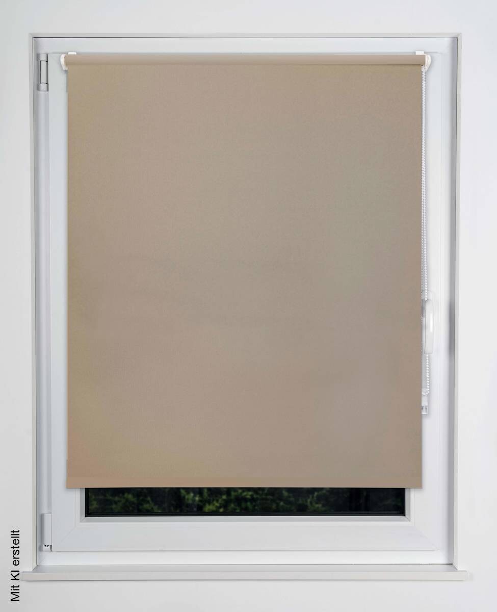Tageslichtrollo zum klemmen sand B/L: ca. 75x160 cm