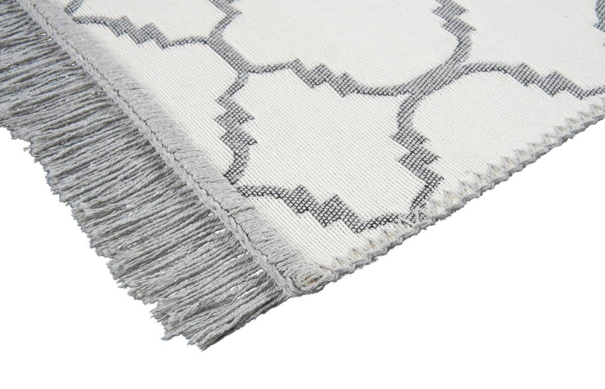 Teppich Boho Kilim schwarz B/L: ca. 60x90 cm