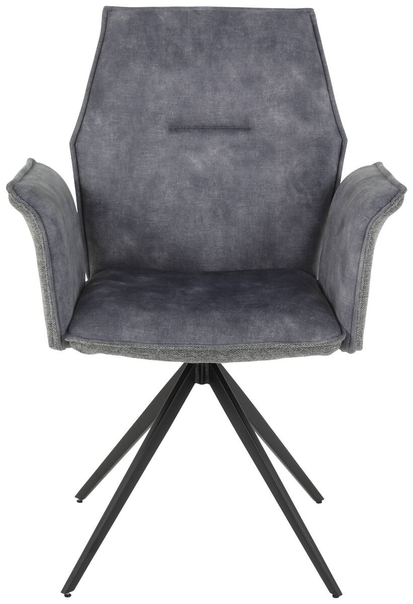 Sessel SUSANNE I S grau Stoff B/H/T: ca. 65x92x64 cm