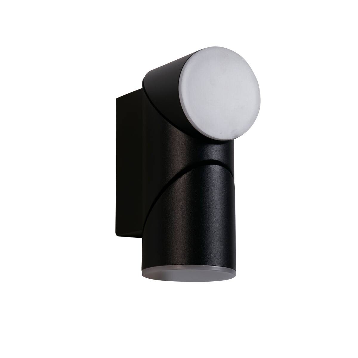 LED-Außenwandleuchte klar schwarz B/H/T: ca. 6,5x14,5x8,3 cm