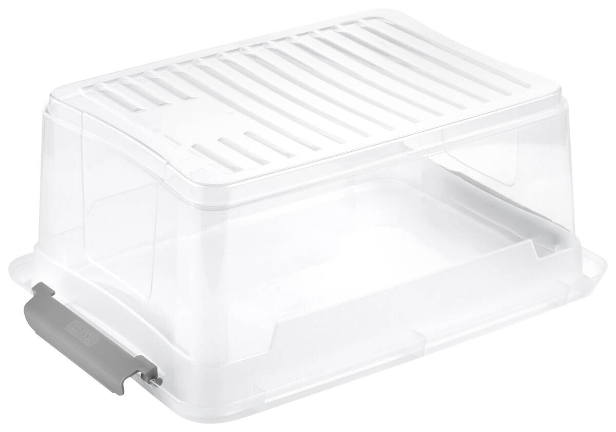 Aufbewahrungsbox transparent B/H/L: ca. 28,5x16x37,5 cm