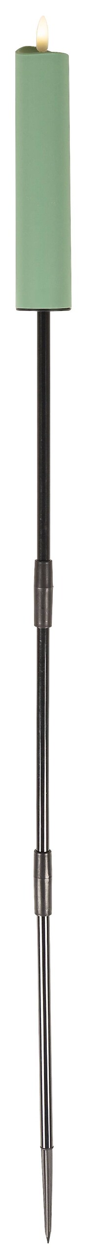 LED-Kerze grün H: ca. 88 cm