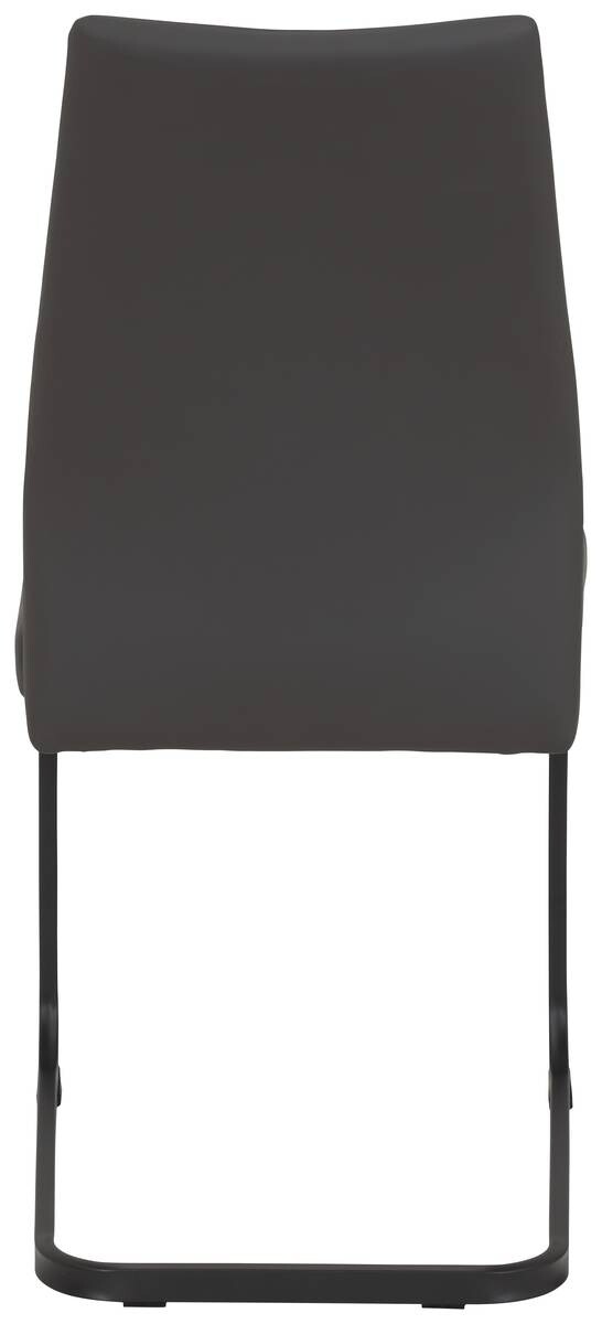 Schwingstuhl Sally grau Kunstleder B/H/T: ca. 43x93x59 cm