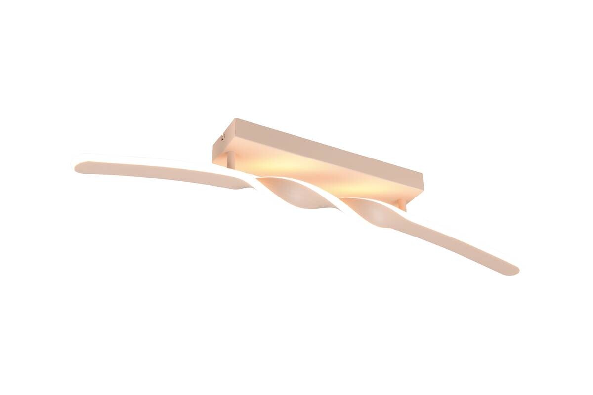 Reality LED Deckenleuchte Ginko sand Metall B/H/T: ca. 79x12,5x9 cm 1 Brennstellen