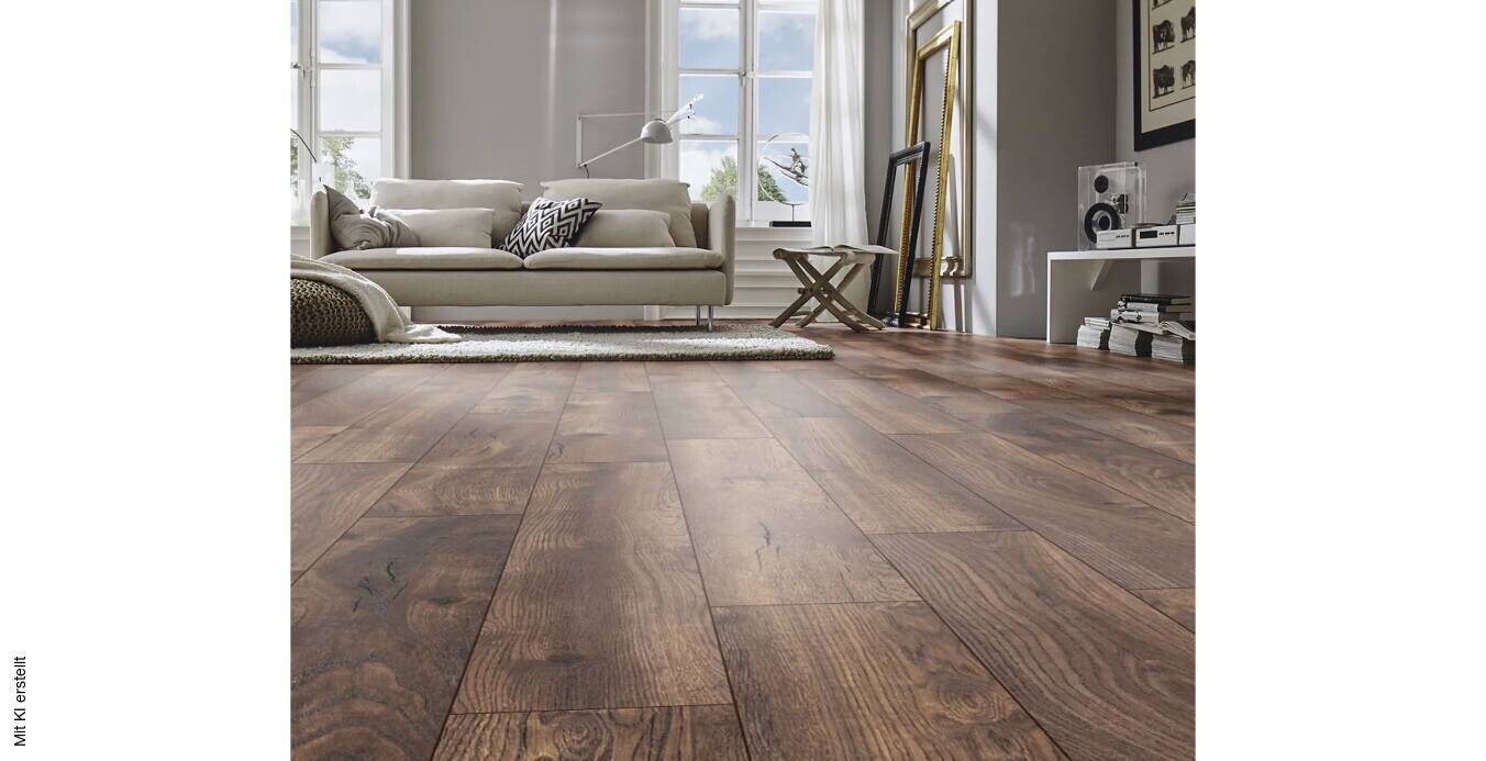 Kronotex Laminatboden Exquisit Plus ca. 2,694 m² im Paket B/L: ca. 24,4x138 cm pro Paket
