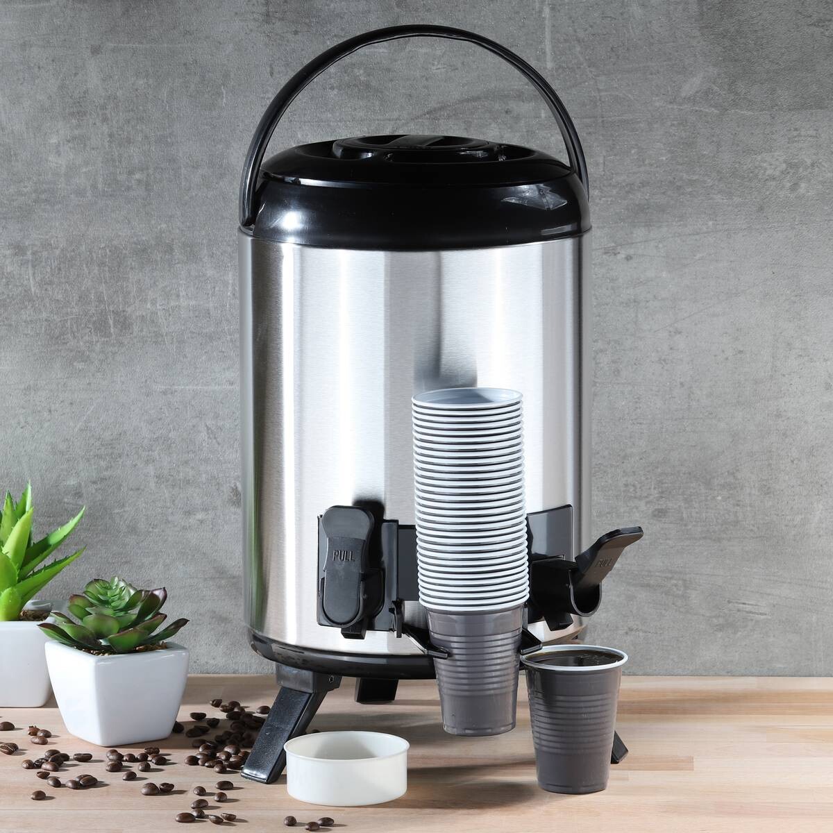 HI Warmhalte-Airpot silber Edelstahl