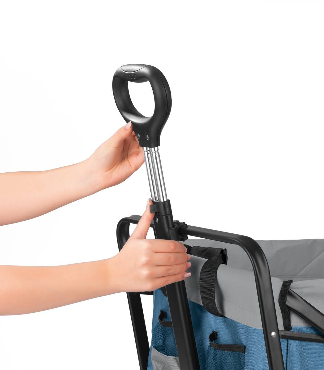 EasyMaxx Bollerwagen blau B/H/T: ca. 50x72x102 cm
