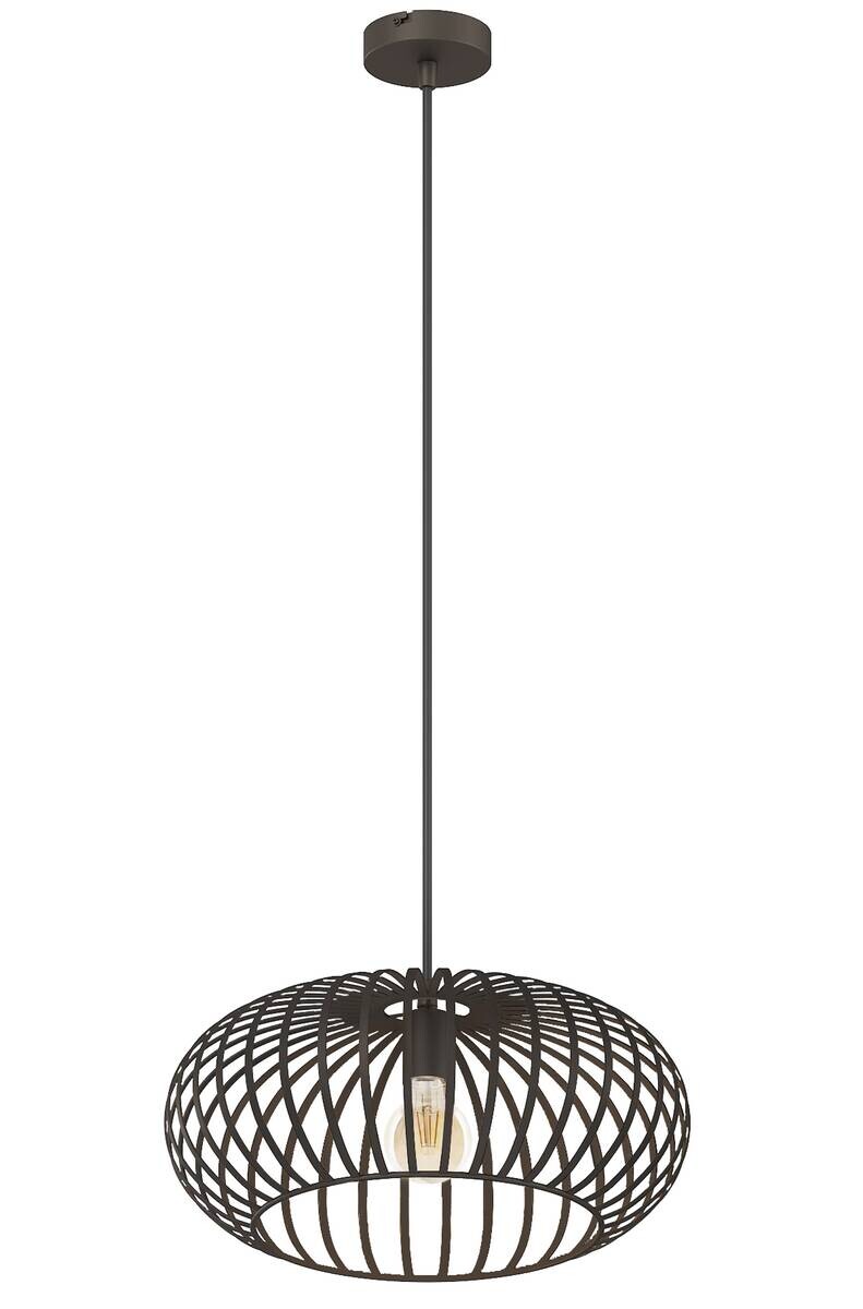 Nowa Pendelleuchte 33270111 rost Metall H/D: ca. 150x40 cm E27 1 Brennstellen
