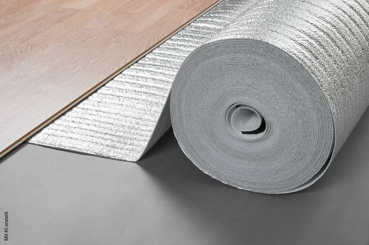 Laminatunterlage Basic Foam Plus,ca. 25 m² Rolle B/L: ca. 0,2x2500 cm