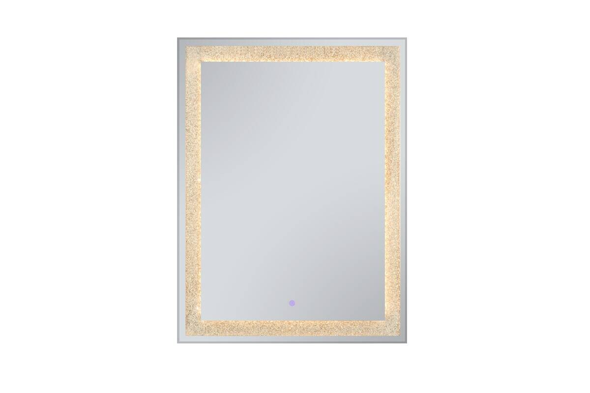 LED-Spiegel Hermine transparent B/L: ca. 80x60 cm