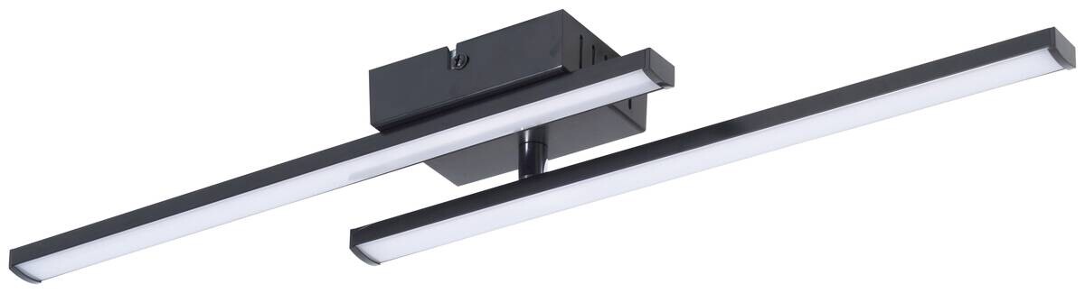 POCOline LED-Deckenleuchte Cleo II schwarz Kunststoff B/H/L: ca. 7x5,6x50 cm