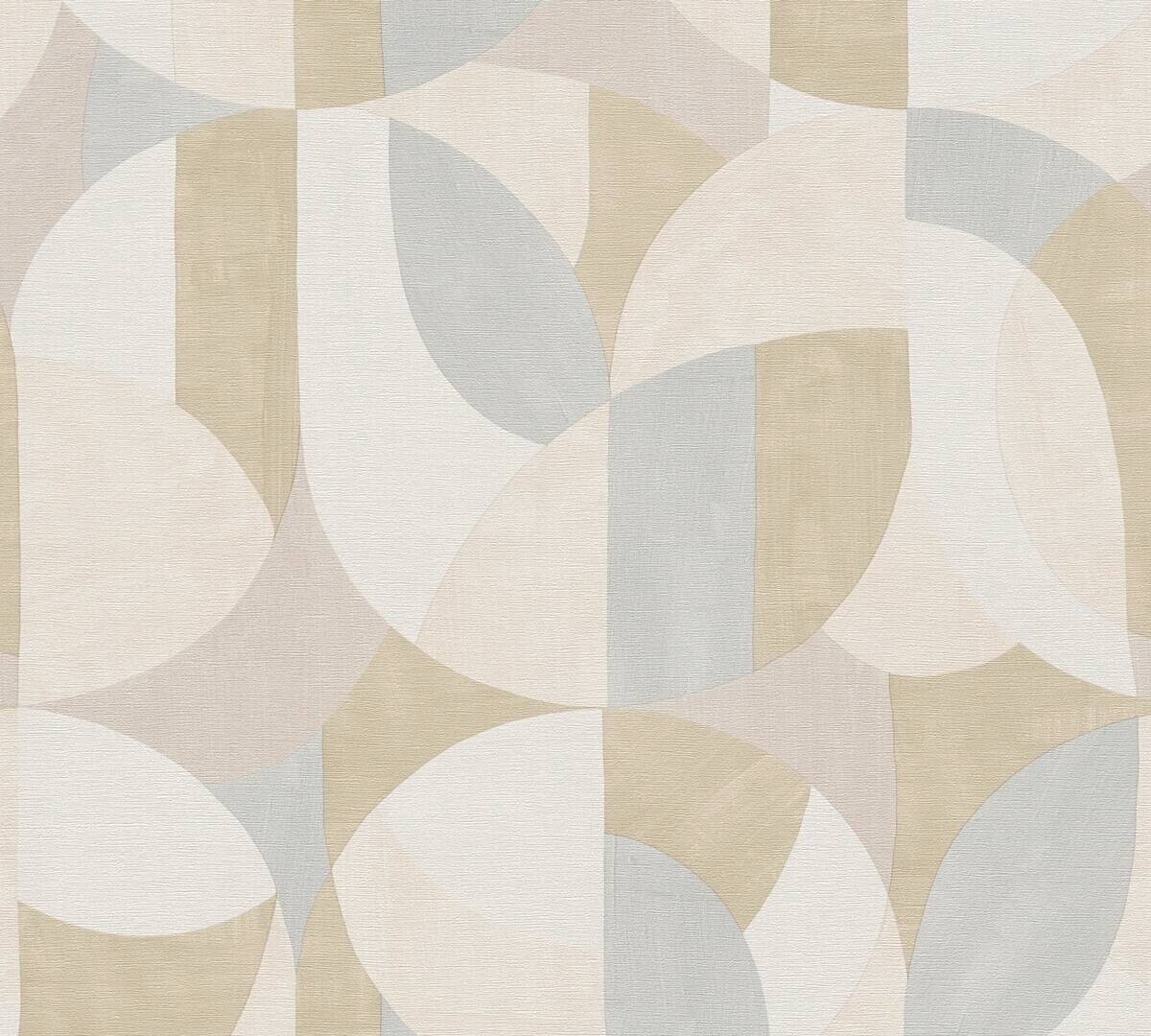 A.S.Creation Vliestapete creme beige B/H/D: ca. 53x1005x8,2 cm