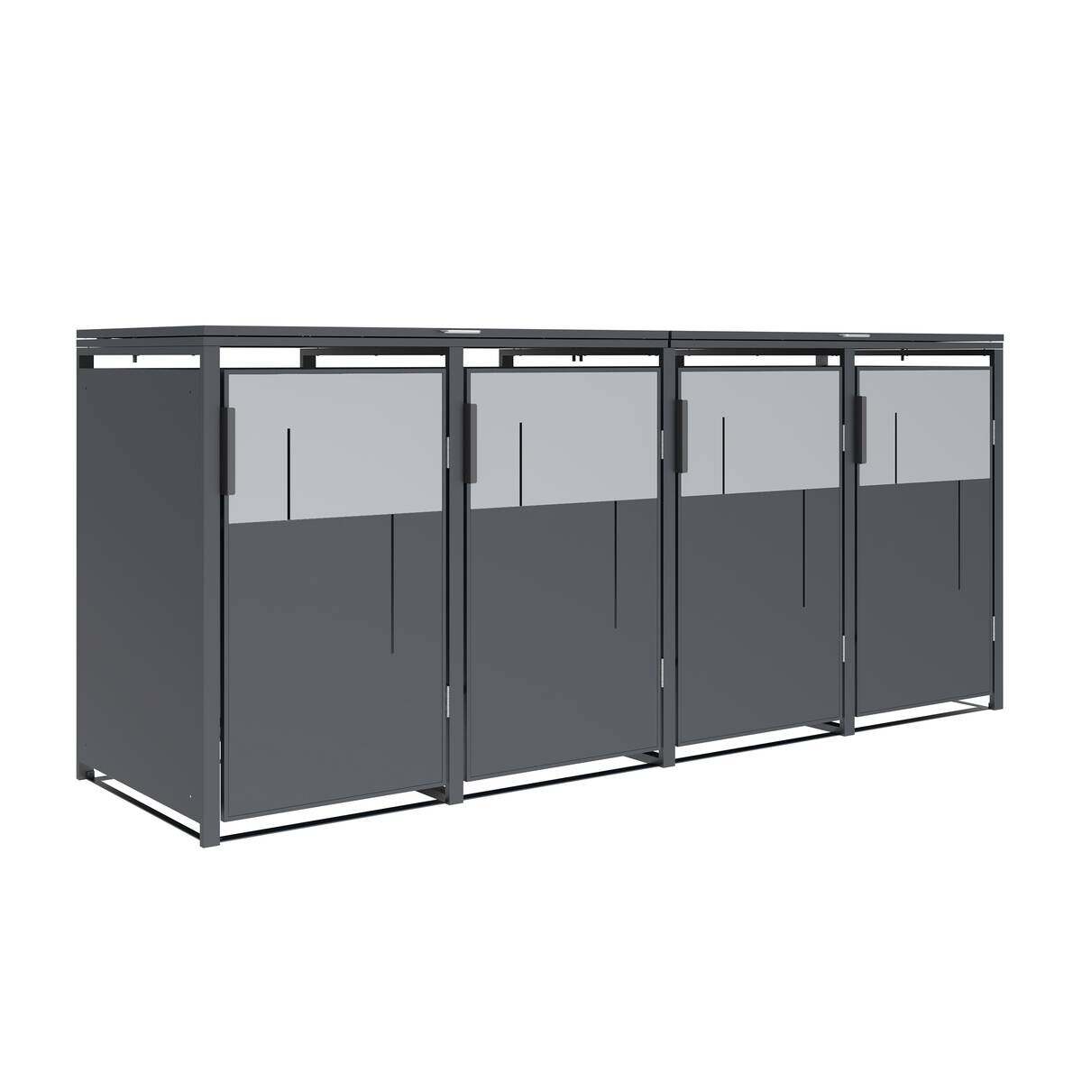 Westmann Mülltonnenbox Tonus anthrazit B/H/L: ca. 265x116x80 cm
