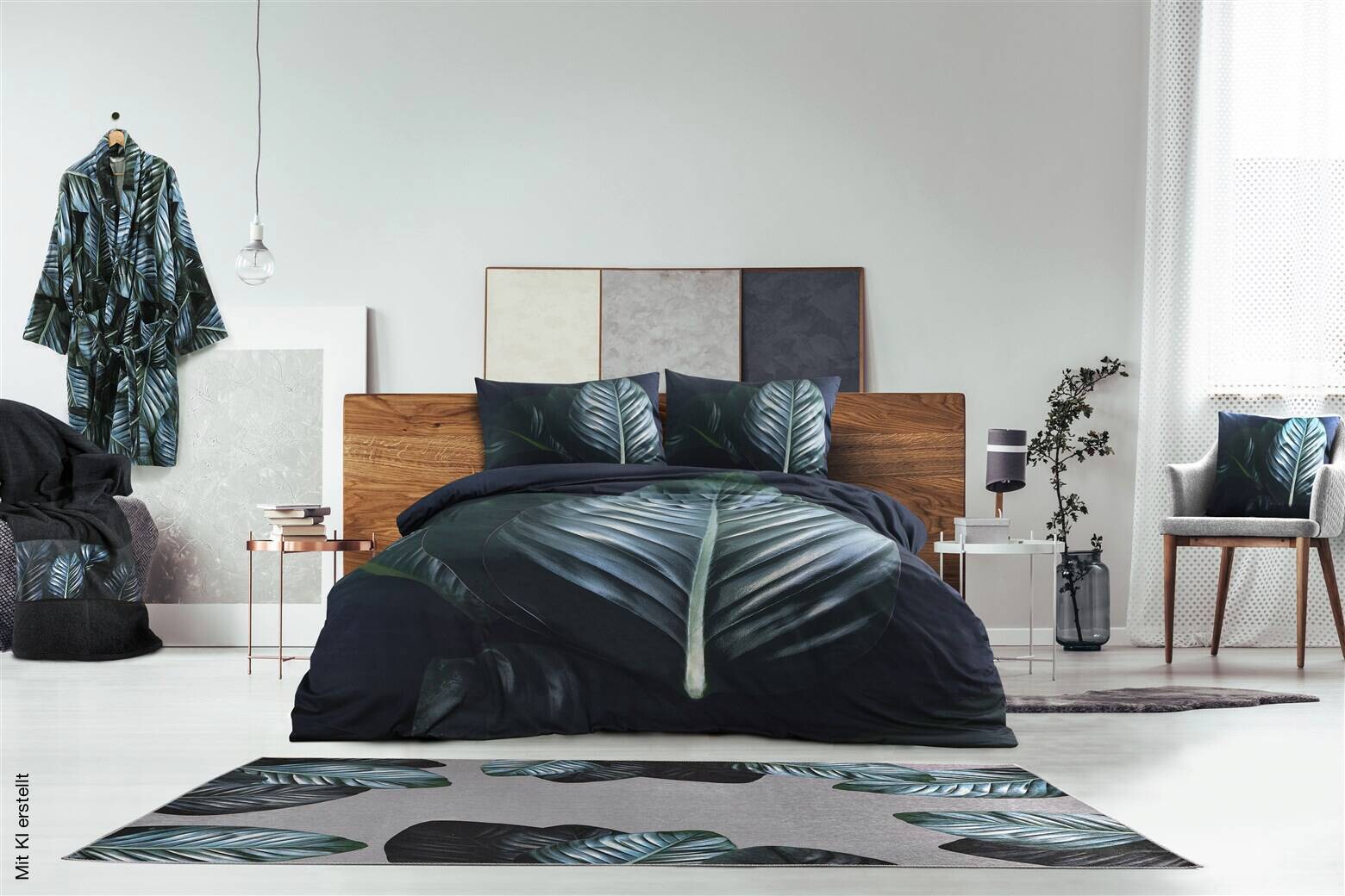Kenda Sand Flachgewebeteppich Tropical 125 schwarz B/L: ca. 130x190 cm
