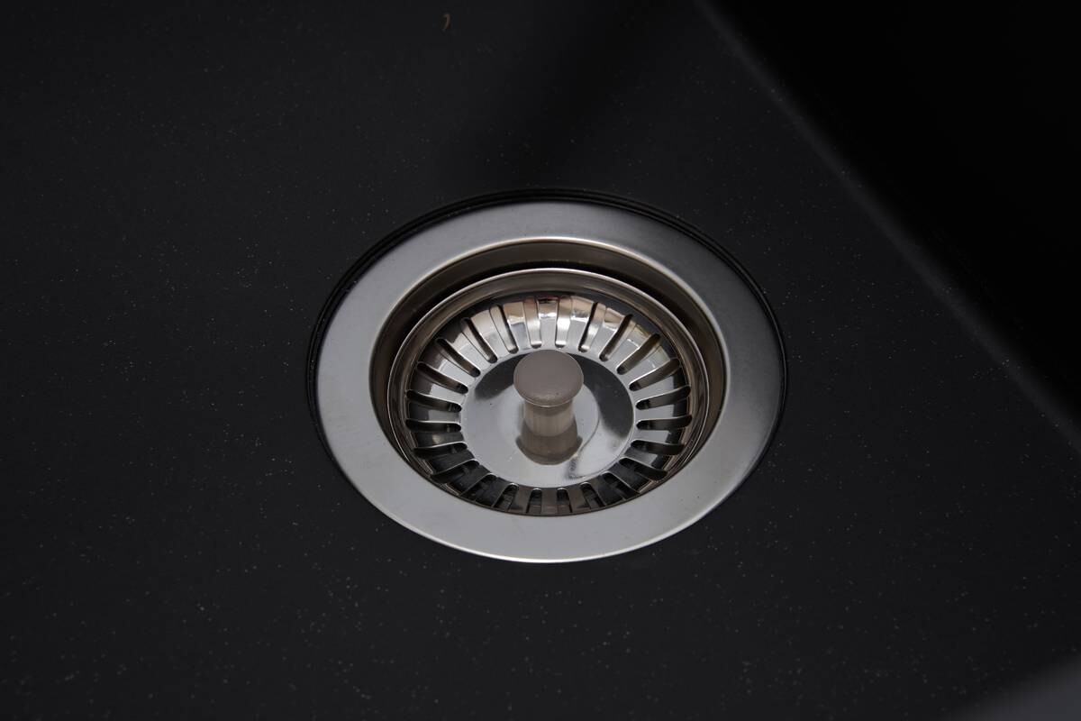 Respekta Einbauspüle Houston 100 x 50 S schwarz Mineralite B/H/T: ca. 100x21x50 cm