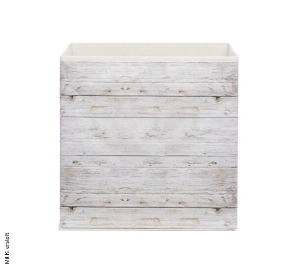 Motivbox Wood beige B/H/T: ca. 32x32x32 cm