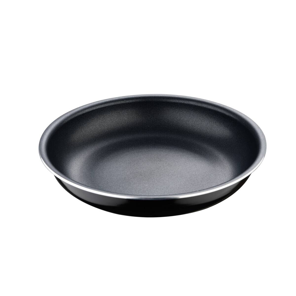BERGNER Pfannenset Click u. cook schwarz Aluminium