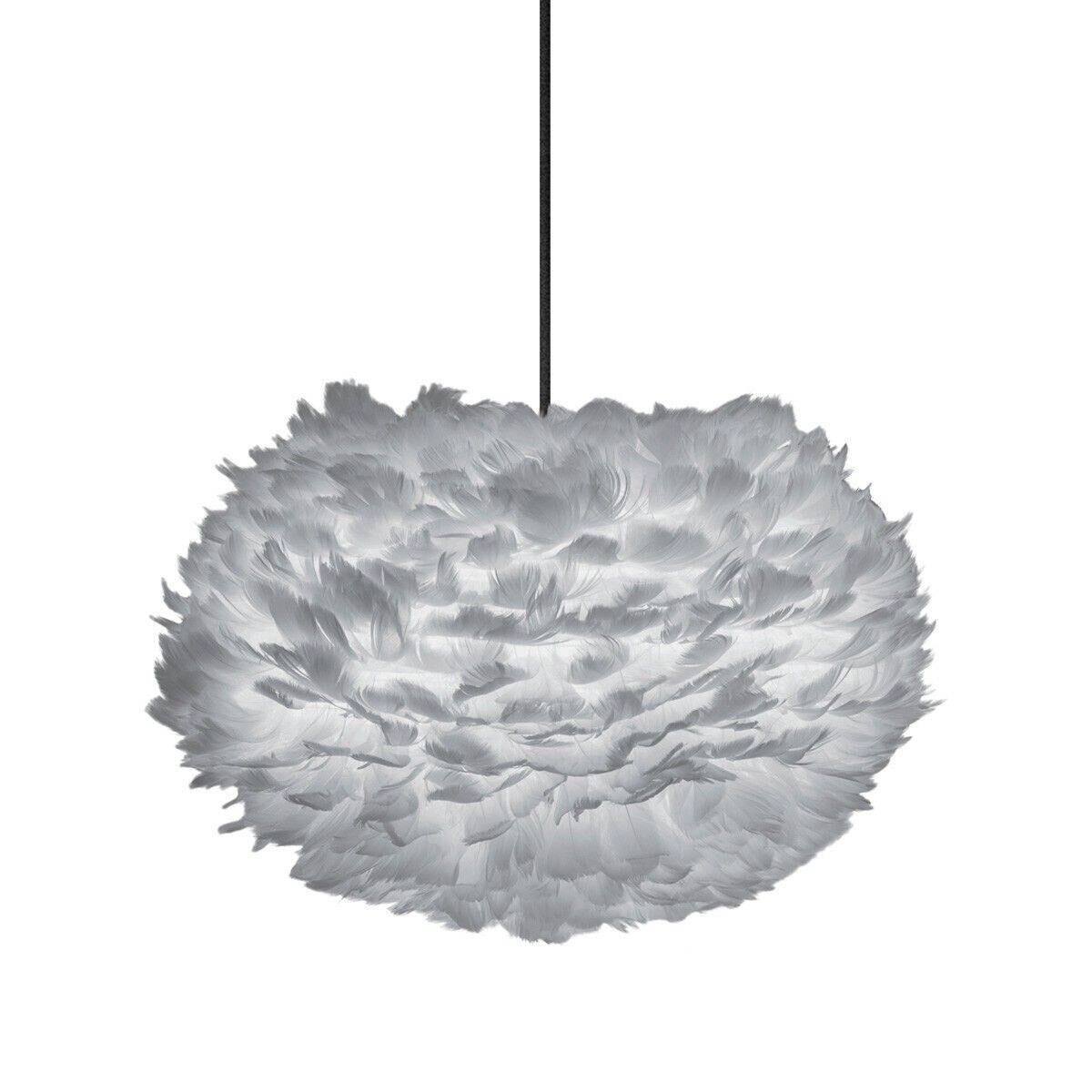 Umage Lampenschirm Eos hellgrau Stoff E27 1 Brennstellen