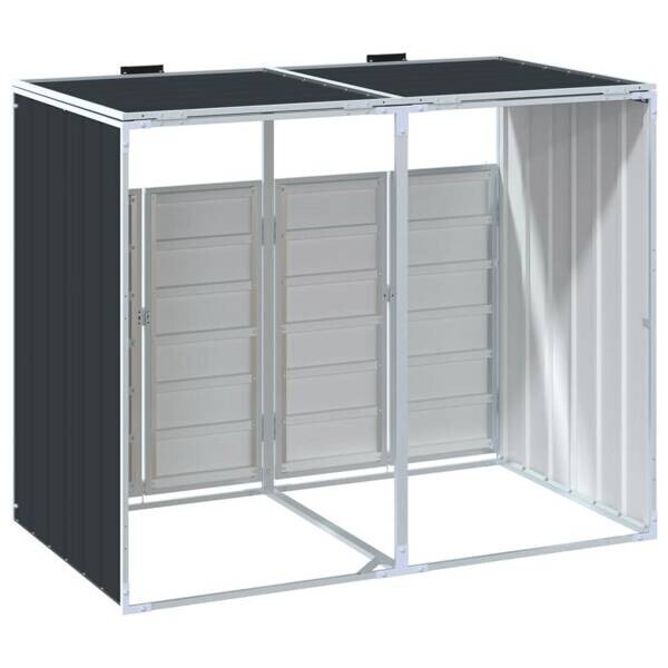 Mülltonnenbox anthrazit B/H/L: ca. 81x113x144 cm