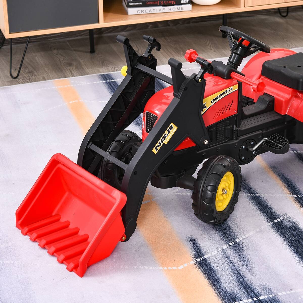 HOMCOM Kinder-Tretbagger B/H/L: ca. 42x59x179 cm