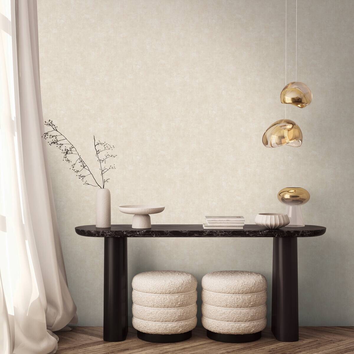 A.S.Creation Vliestapete grau B/H/D: ca. 53x1005x8,7 cm