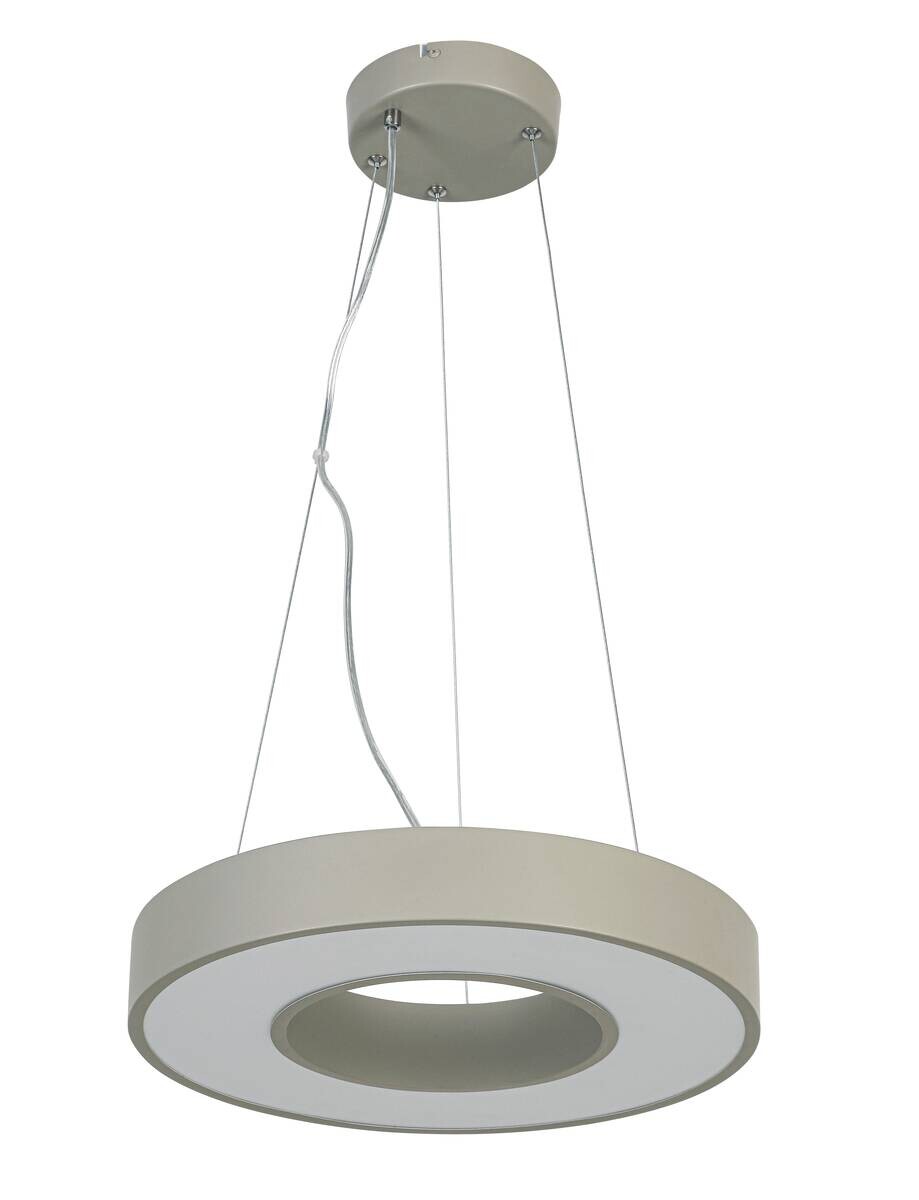Nolo LED-Pendelleuchte Rayan sand Metall H/D: ca. 120x40 cm