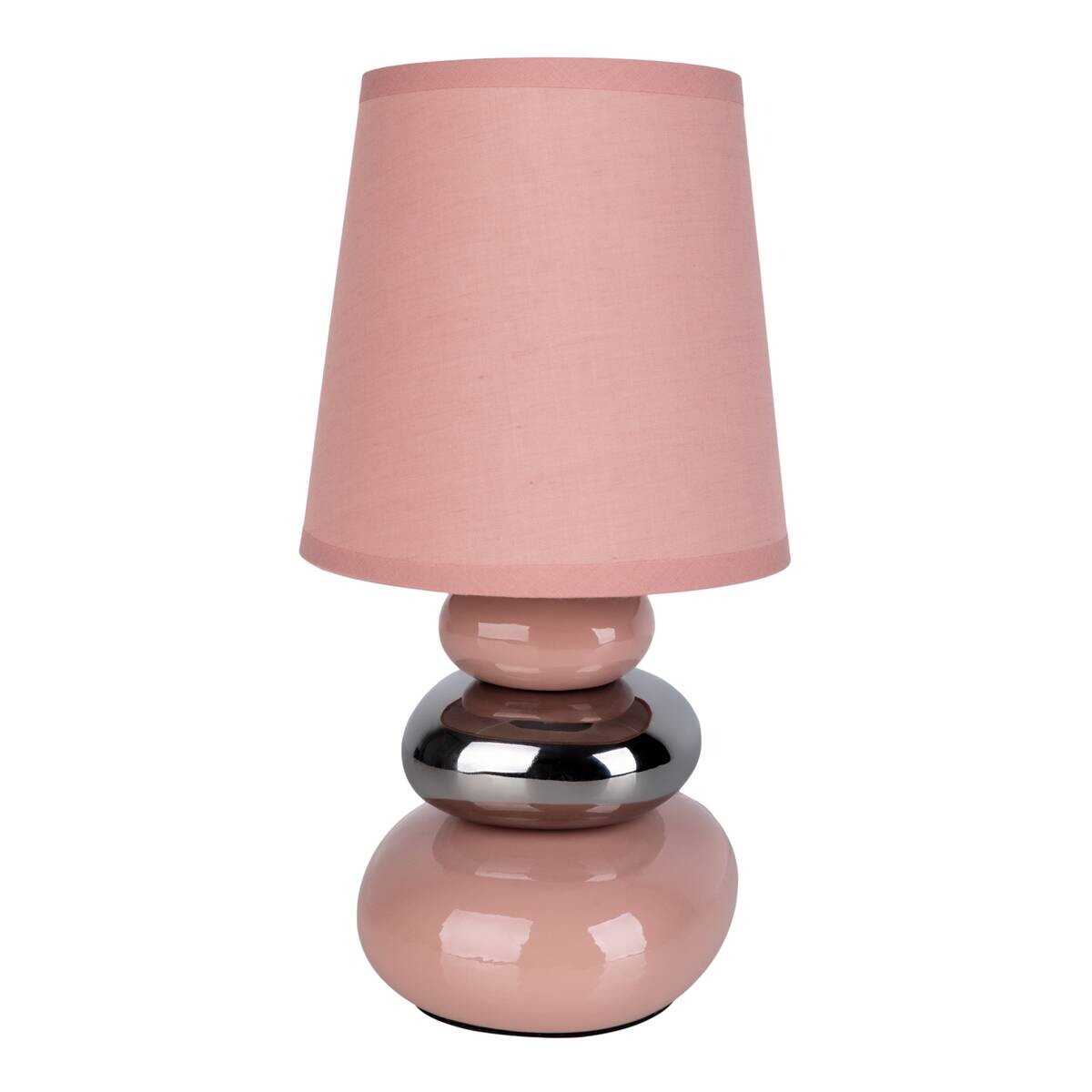 Näve Leuchten Tischleuchte 3045332 lachs rosé Keramik B/H/T: ca. 16x31x16 cm E14 1 Brennstellen