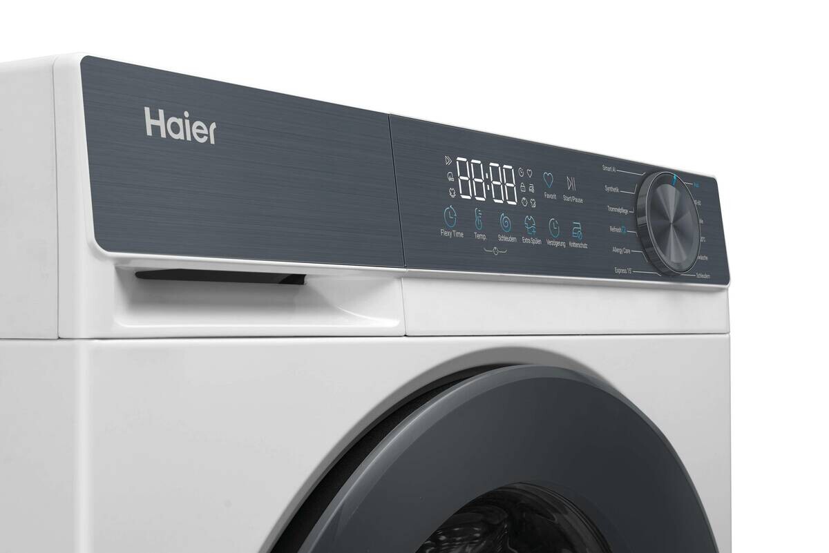 Haier Waschmaschine HW70-BP14637T silber B/H/T: ca. 59,5x85x46,8 cm ca. 7 kg