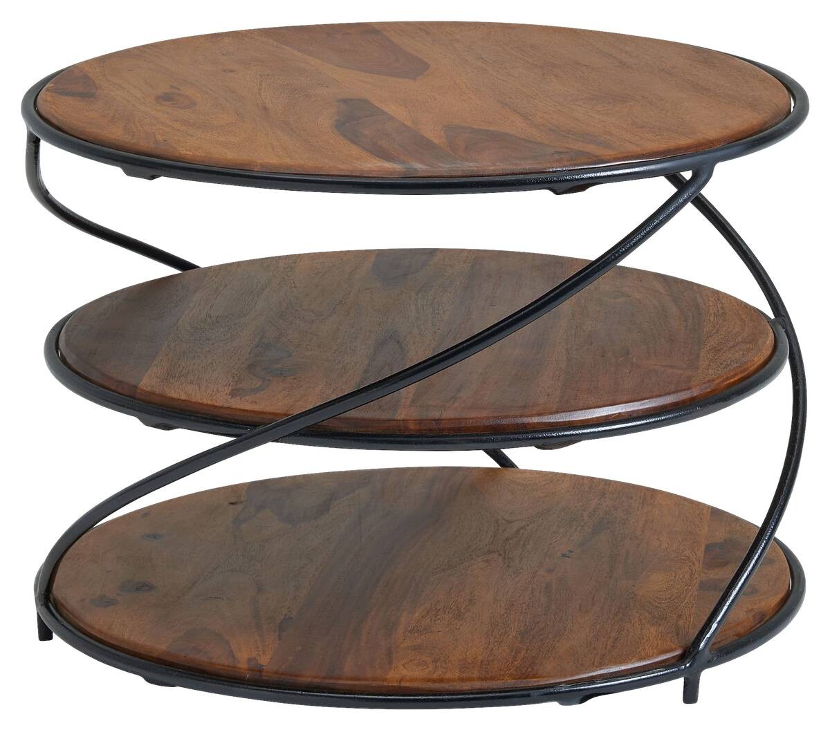 Wohnling Couchtisch braun B/H/T: ca. 58x40x58 cm