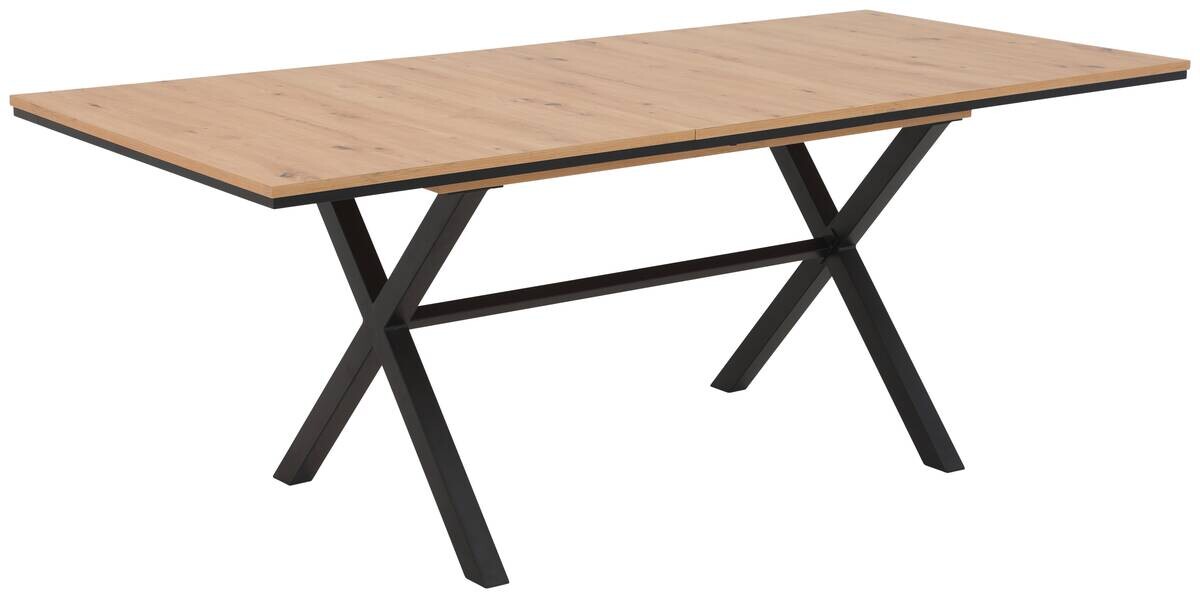 Essgruppe Karina Eiche anthrazit Microfaser B/H/T: ca. 200x76x90 cm