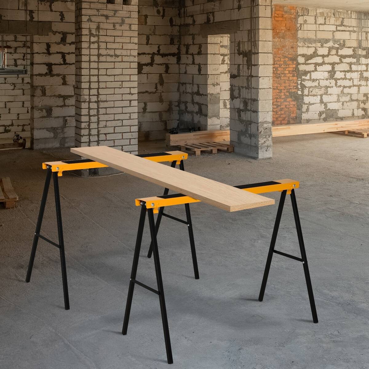 Sägebock rutschfest grün B/H/L: ca. 43x15x135 cm