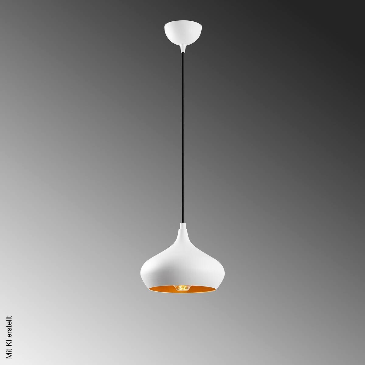Opviq Pendelleuchte weiß B/H/T: ca. 22x115x22 cm E27 1 Brennstellen