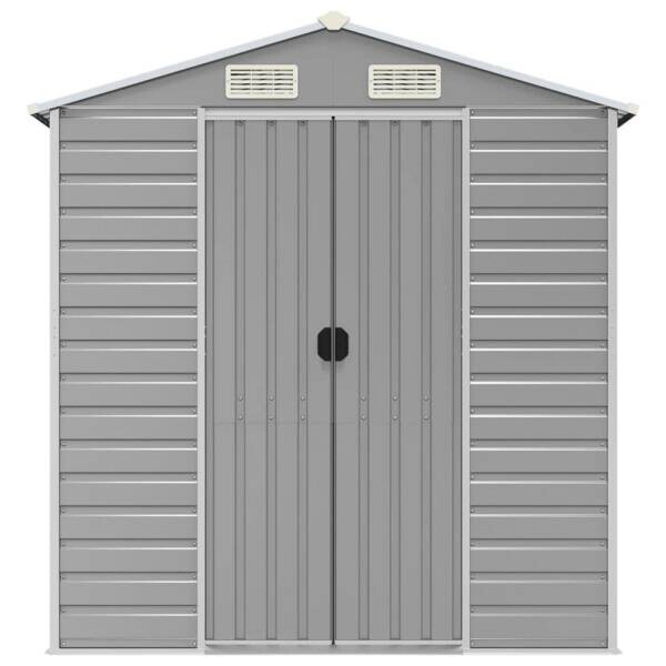 vidaXL Gartenhaus grau B/H/T: ca. 191x198x215 cm