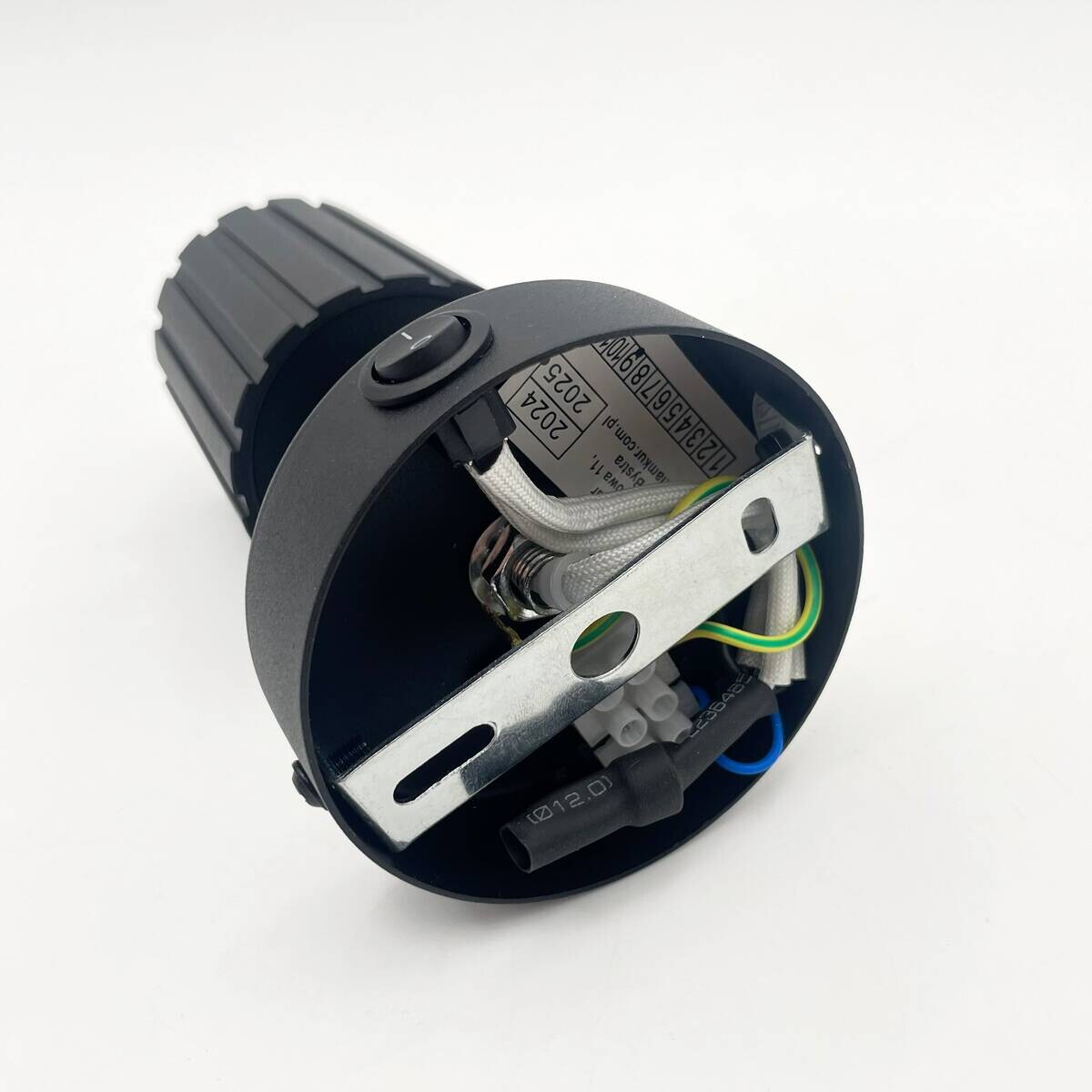 Lamkur Wandleuchte Prisma schwarz Stahl B/H/L: ca. 8x16x8 cm GU10 1 Brennstellen