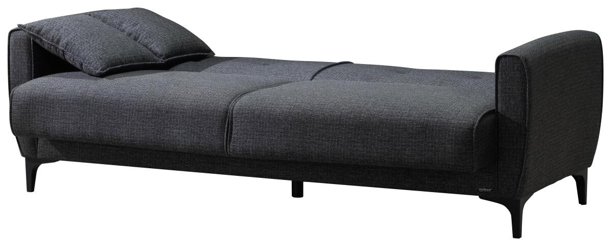 Sofa 3-2-1 San Marino anthrazit Microfaser B/H/T: ca. 76x84x83 cm