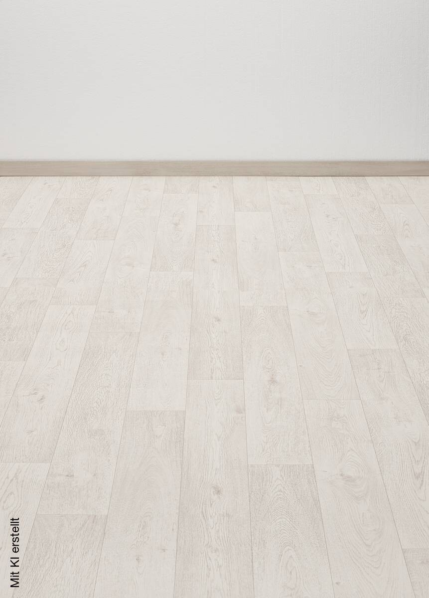 Vinylboden Mosa weiß Eiche B: ca. 400 cm pro m²