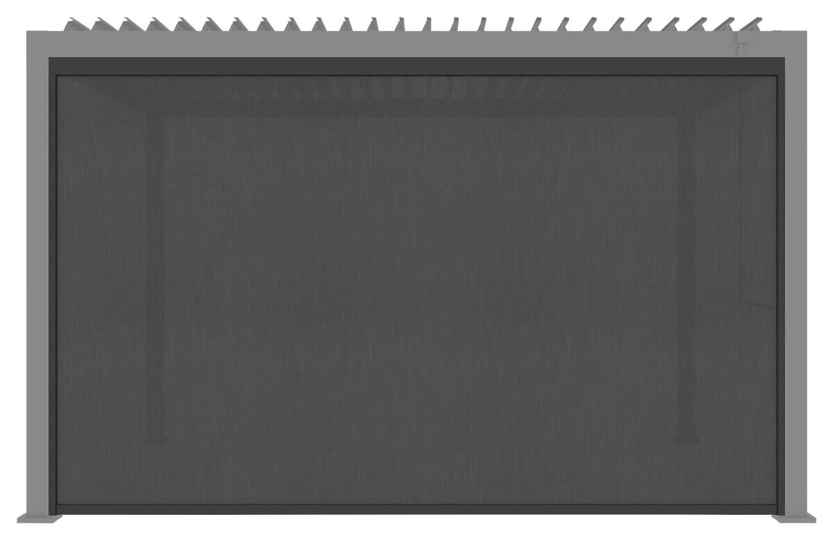 Rollo anthrazit Aluminium B/H/L: ca. 8,5x231,5x371 cm