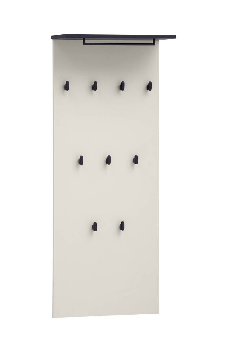 Garderobenhaken Edda beige hell B/H/T: ca. 50x120,6x20,9 cm
