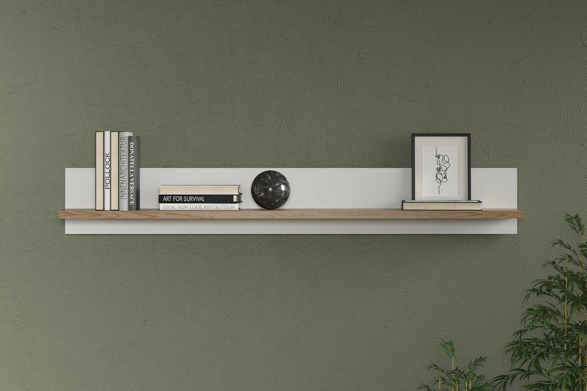 Wandboard Magna weiß B/H/T: ca. 151x22x18 cm