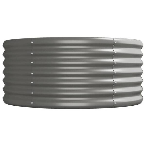 Hochbeet grau Stahl B/H/L: ca. 80x36x224 cm