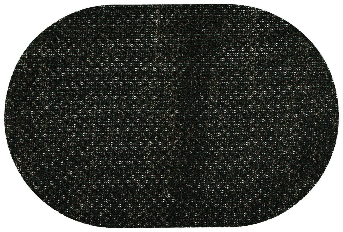Platzset schwarz Polyester B/L: ca. 45x30 cm