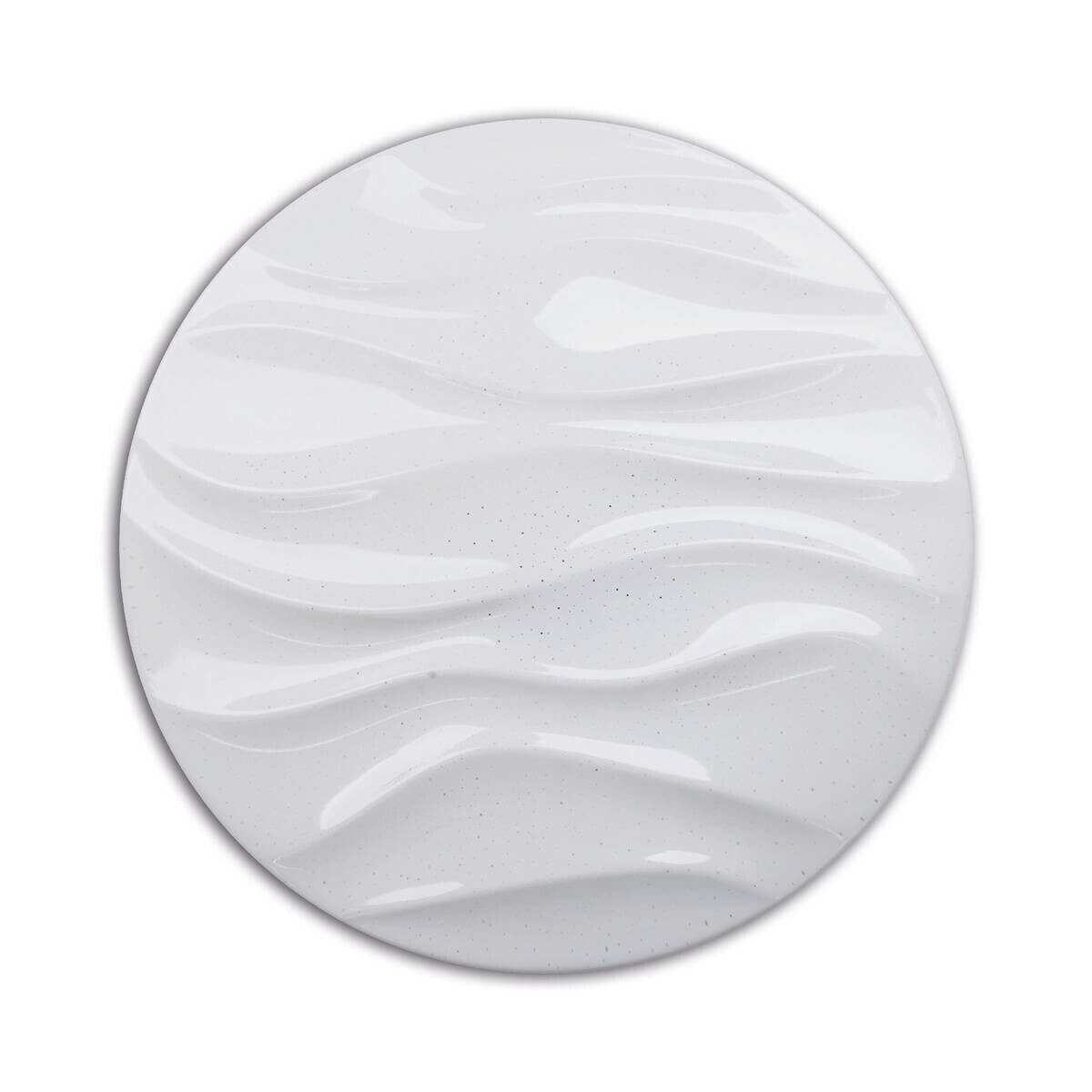 Näve Leuchten Deckenleuchte 1355923 weiß Kunststoff Metall B/H/T: ca. 38x6x38 cm null 1 Brennstellen