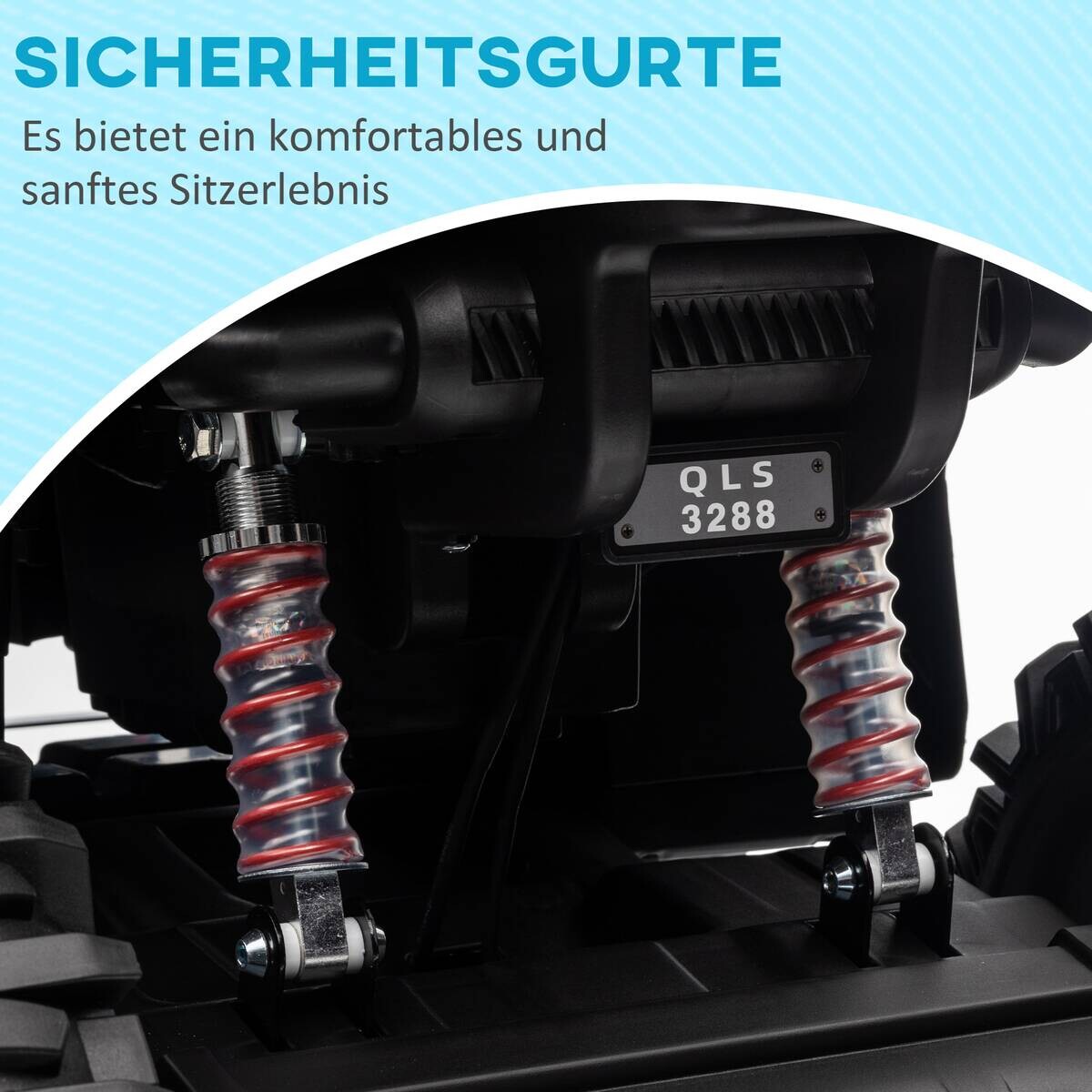 HOMCOM Kinder Elektrofahrzeug grün B/H/L: ca. 65x73x100 cm