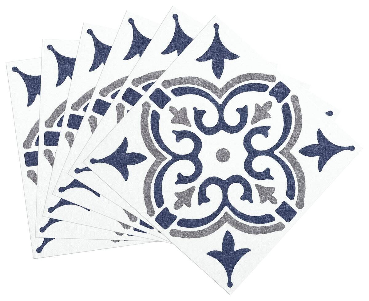 Blau, weiß