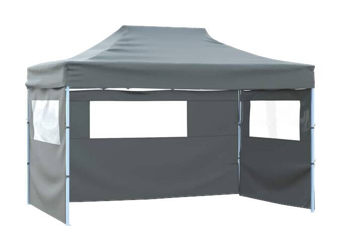 vidaXL Pavillon anthrazit Stahl B/H/L: ca. 291x315x431 cm