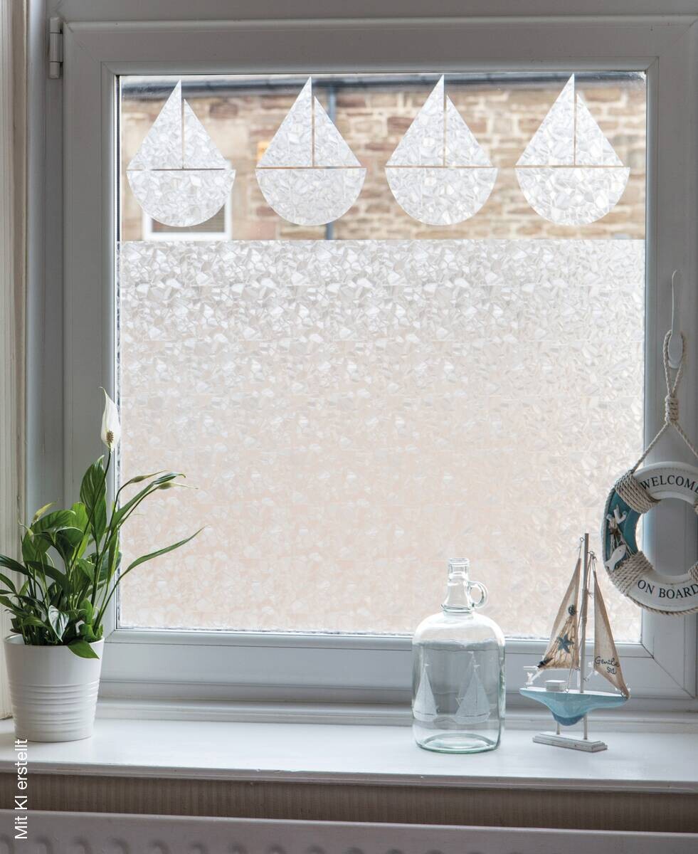 d-c-fix Fensterfolie Splinter Splinter Splinter transparent B/L: ca. 45x200 cm