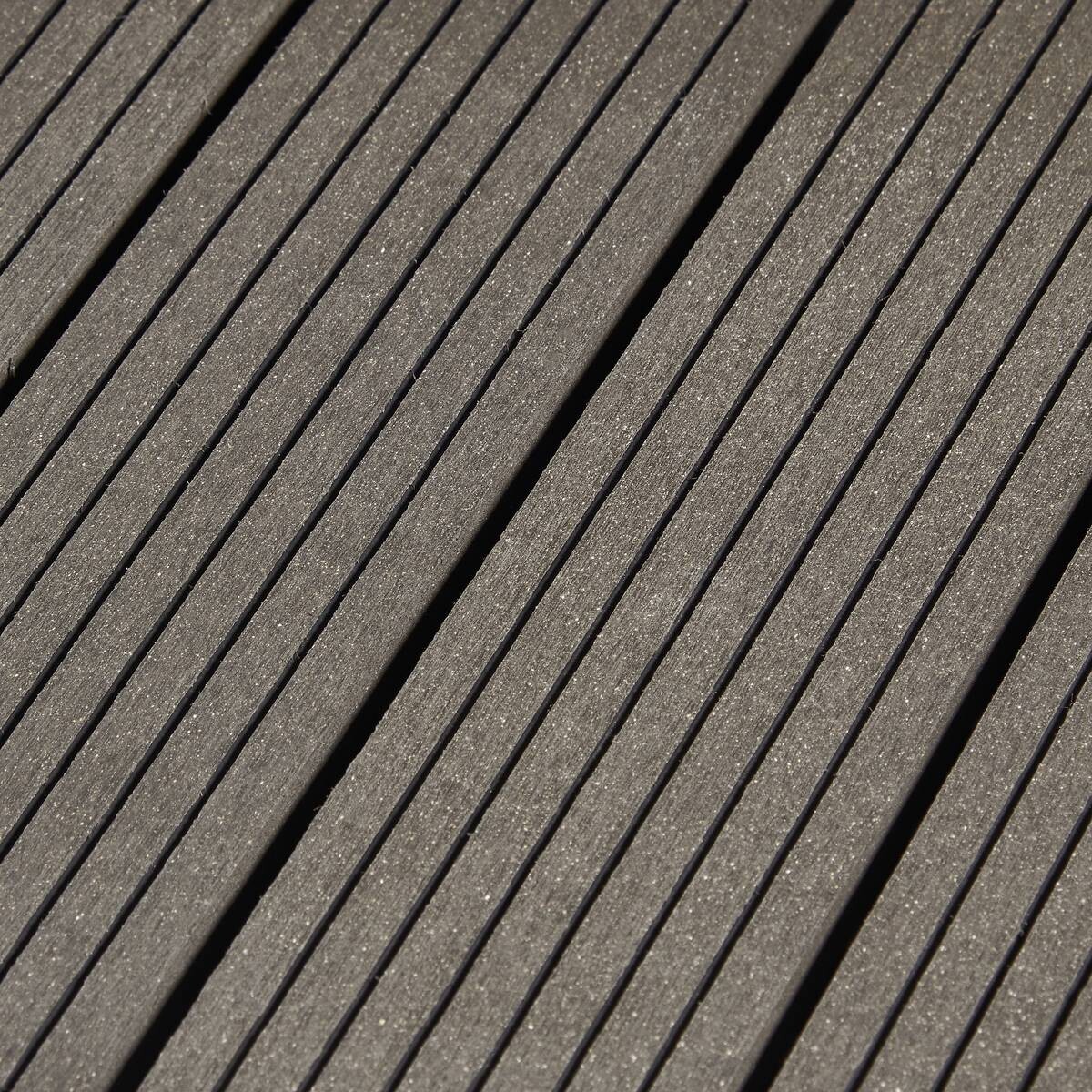 POCOline Terrassenfliese WPC, 6 Stück im Paket grau B/L: ca. 30x30 cm