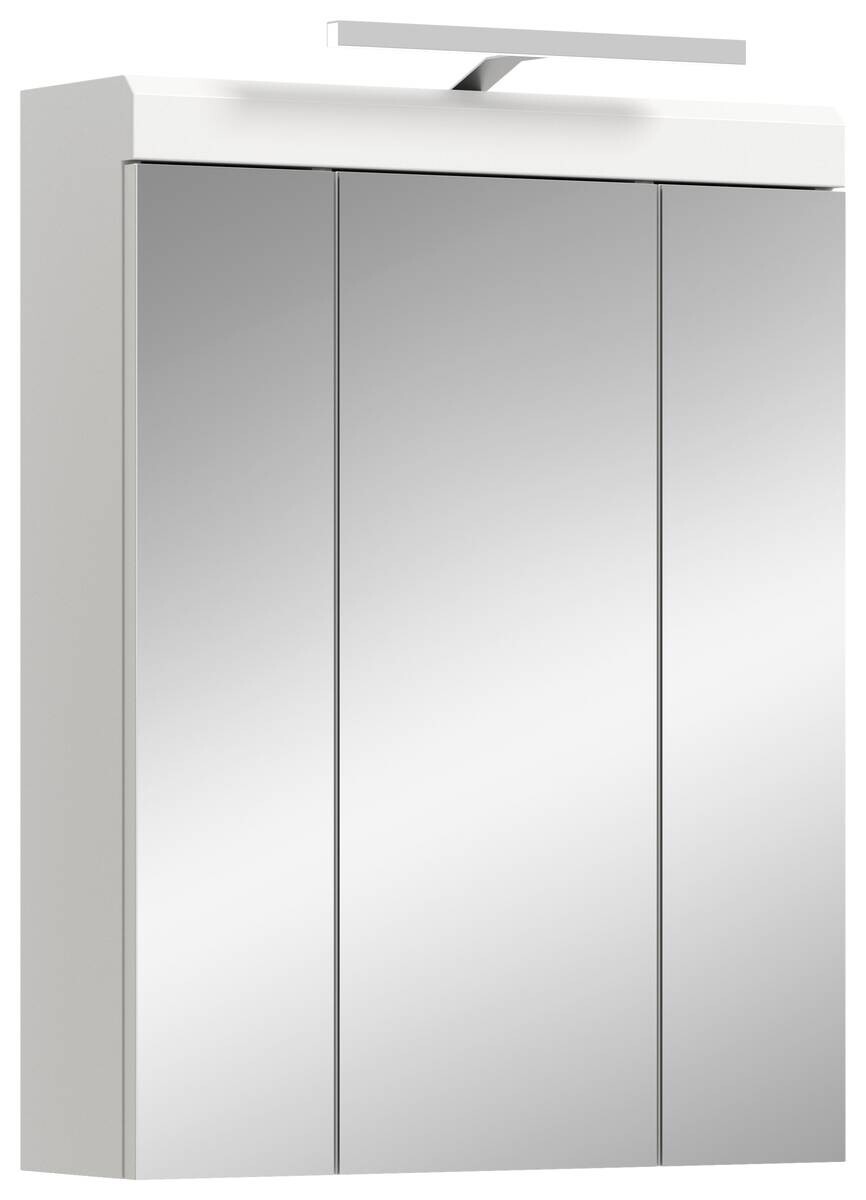 Spiegelschrank Scout weiß weiß Hochglanz B/H/T: ca. 60x79x37 cm