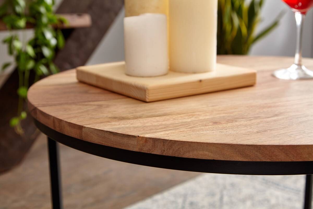 Couchtisch braun B/H/T: ca. 60x38x60 cm